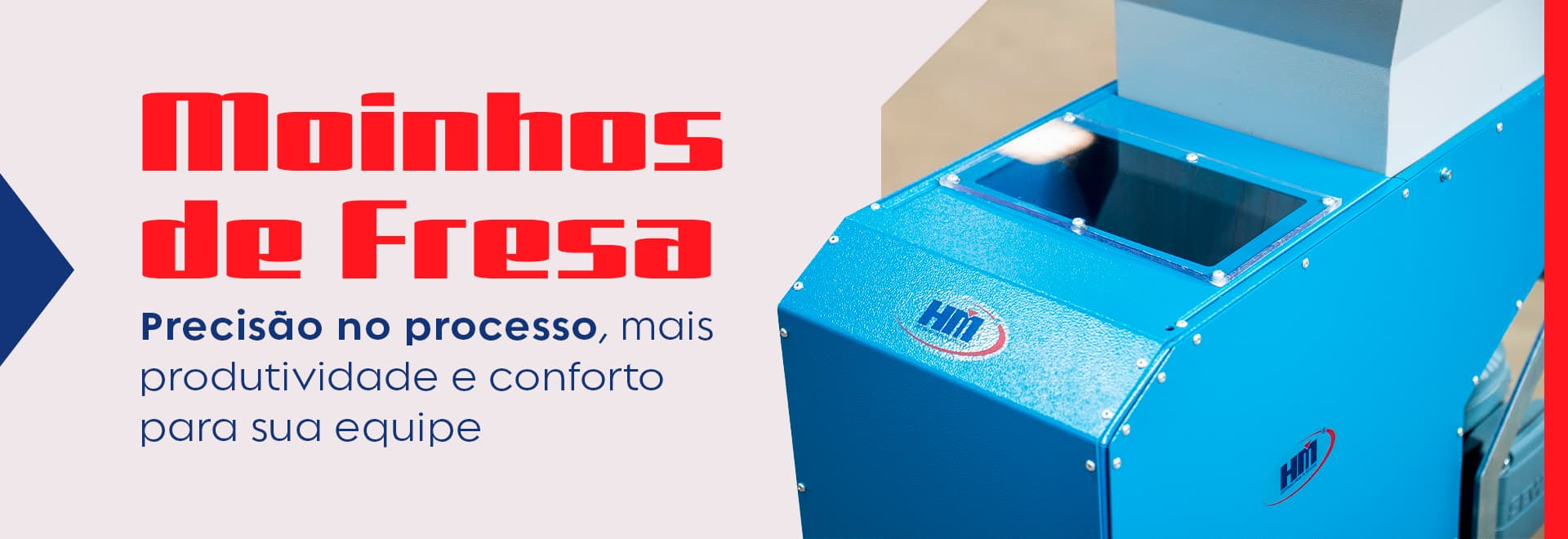 Moinho industrial para maior rapidez nos processos